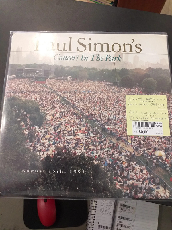 Paul simon's concert in the park lp vinile nuovo