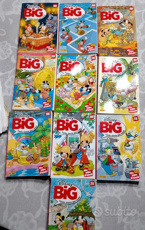 Fumetti topolino big come nuovi