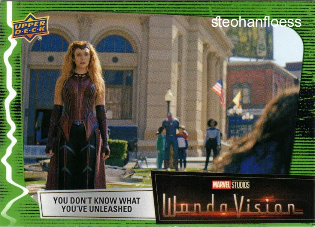 Upper Deck WandaVision Green Vision #87 Non sai cosa hai scatenato/225