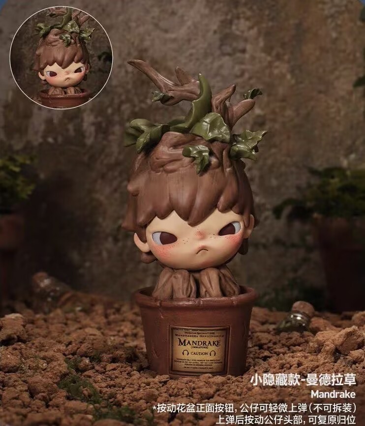 Mandragola (nascosta)- Hirono x Harry Potter Serie Personaggi Giocattolo Nuovo Regalo