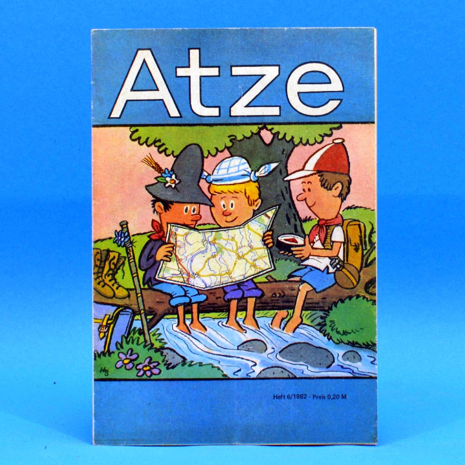 DDR Atze 6 1982 giugno Fix und Fax Jürgen Kieser fumetto rivista JK