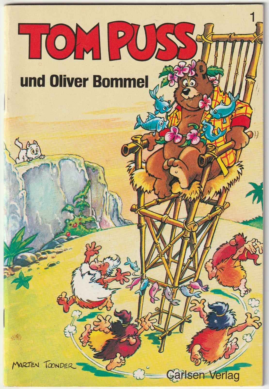 ✪ TOM PUSS #1 Tom Puss e Oliver Bommel, Carlsen 1983 COMICHEFT Z1/1-