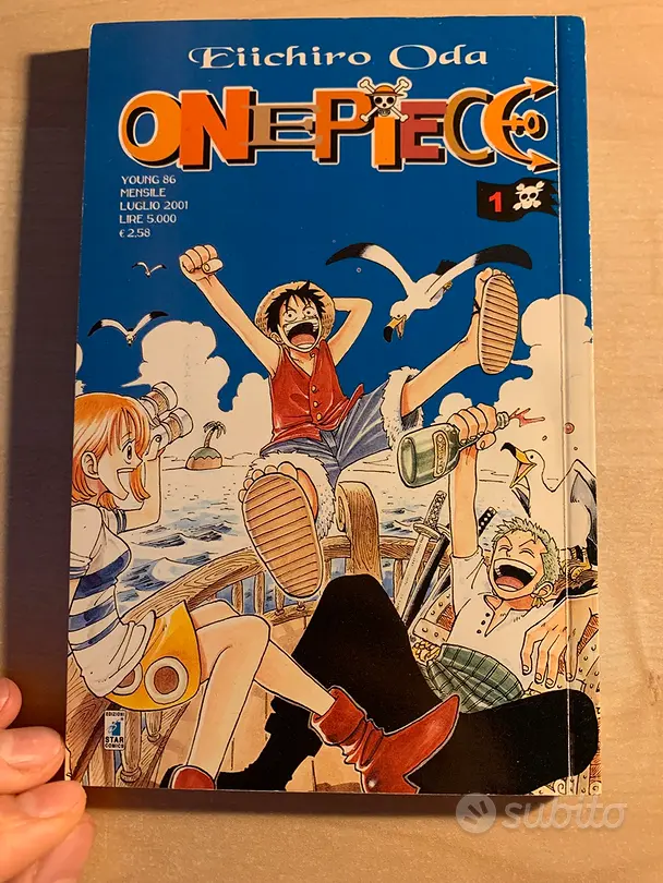 One piece 1 - prima edizione - prezzo in lire
