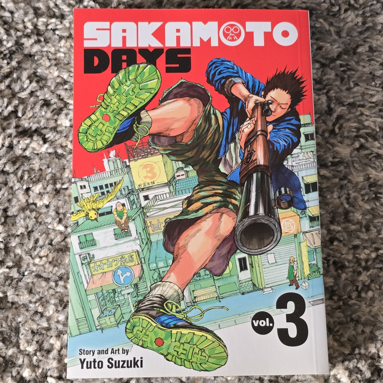 Sakamoto Days Vol 3 manga inglese Viz Media Shonen Jump tascabile Yuto Suzuki