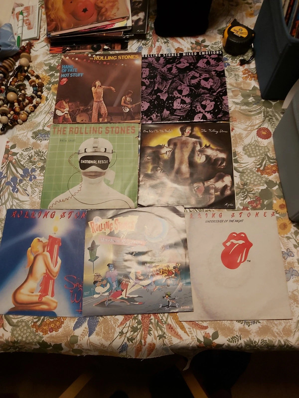 Lote 7 Singles ,The Roling Stones