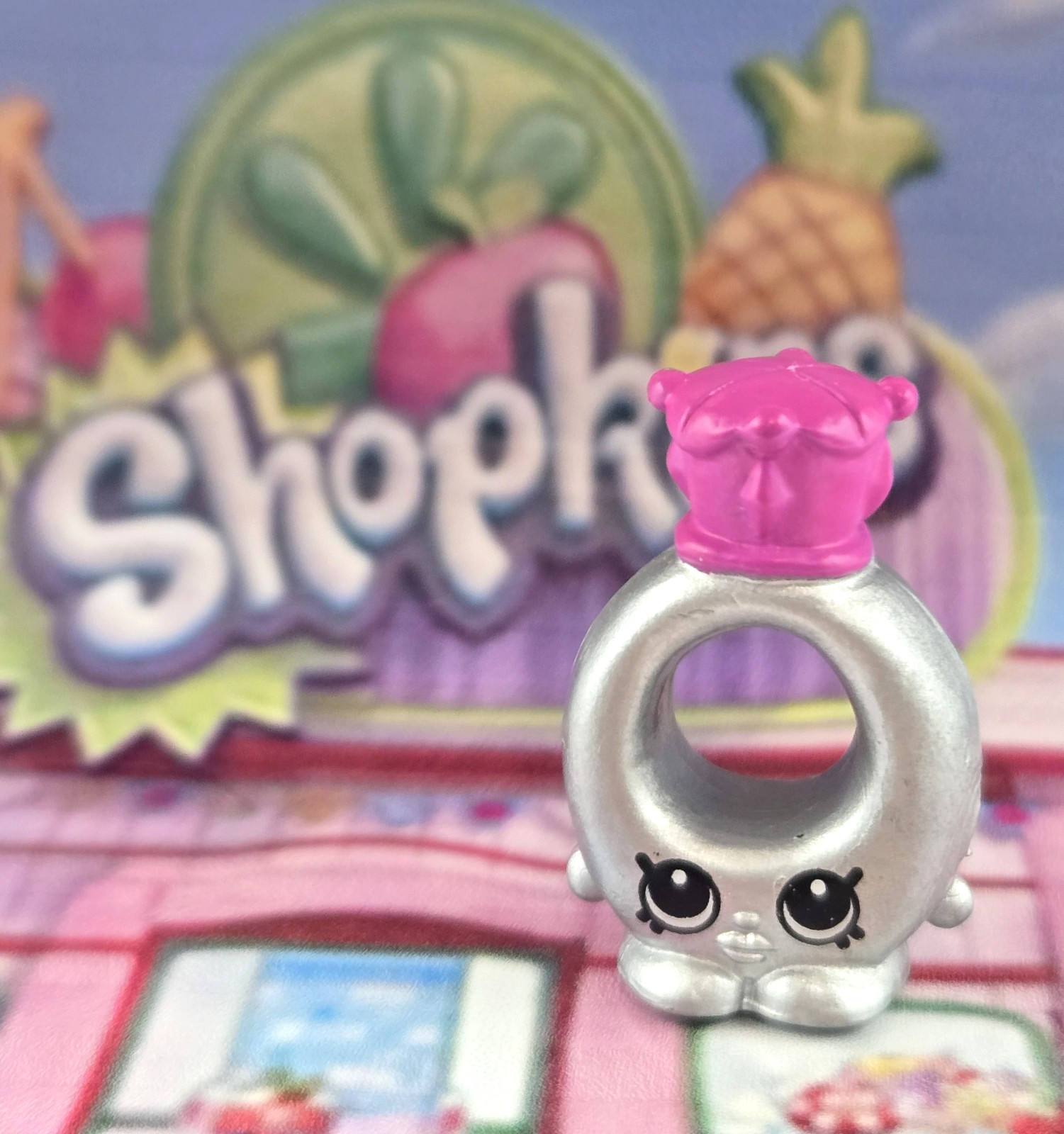 NEW SHOPKINS Stagione 8 World Vacation ESCLUSIVA Figura Metallizzata 'RING ROYALE'