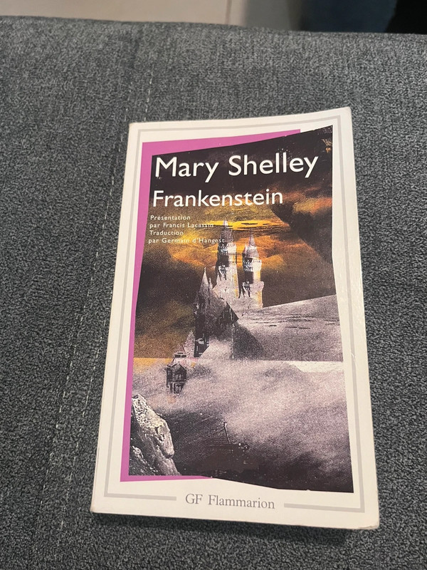 Livre «  Frankenstein » Mary Shelley