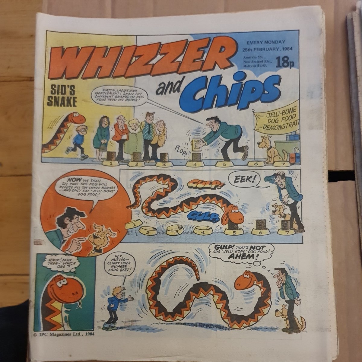 Whizzer And Chips Comic 25th February 1984