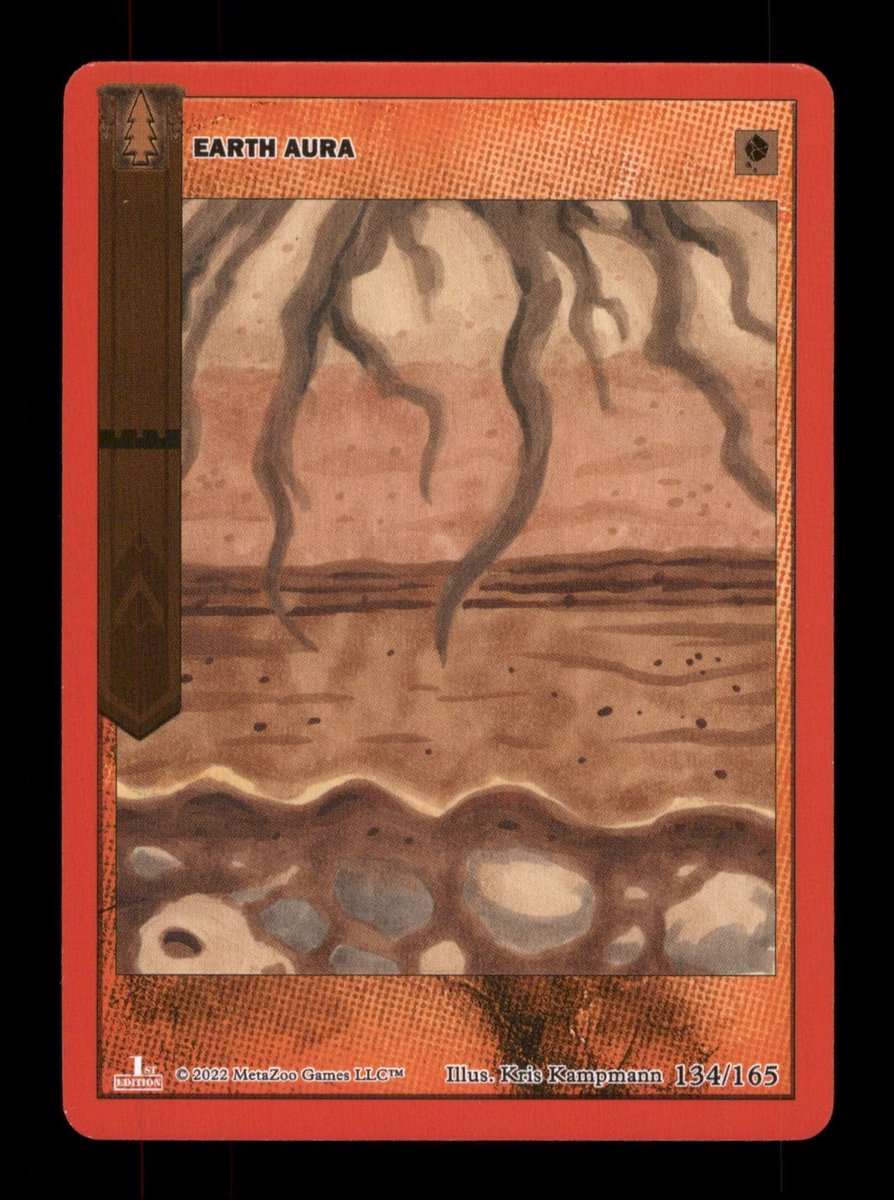 Earth Aura 134/165 2022 MetaZoo  Trading Card TCG CCG