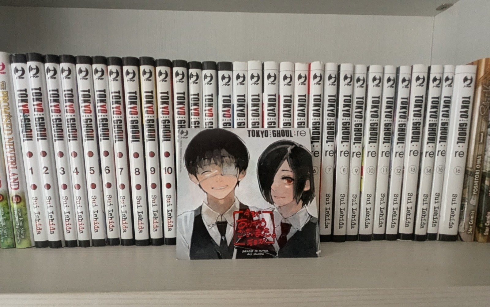 J-Pop Tokyo Ghoul + Tokyo Ghoul:re lotto manga Completo Sui Ishida ITA
