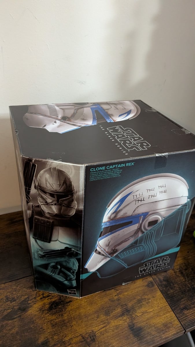 Casco Hasbro Star Wars: The Black Series Clone Captain Rex NUOVO DI ZECCA 