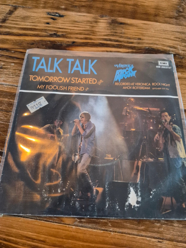 Tomorrow Started (Live) My Foolish Friend (7 inch