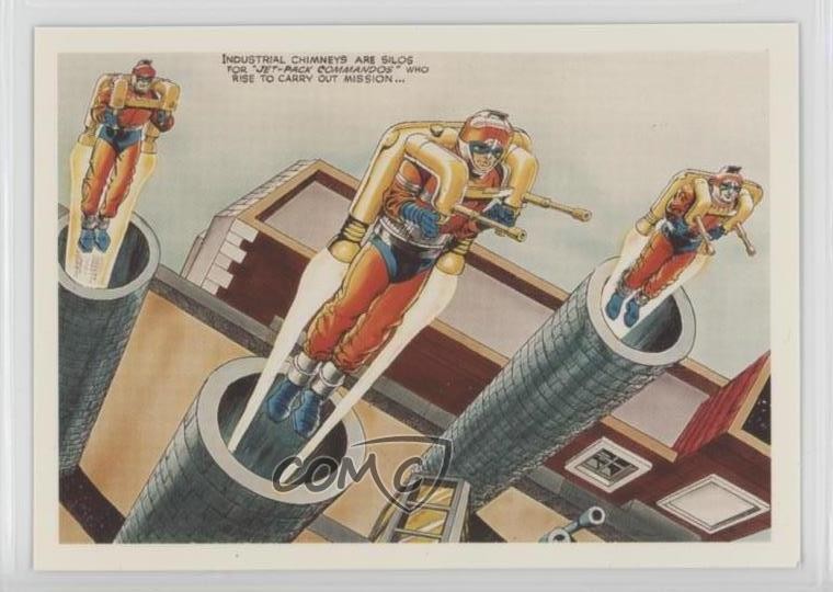 1994 Comic Images Jack Kirby: The Unpublished Archives Jet-Pack Com-Mandos 1s8