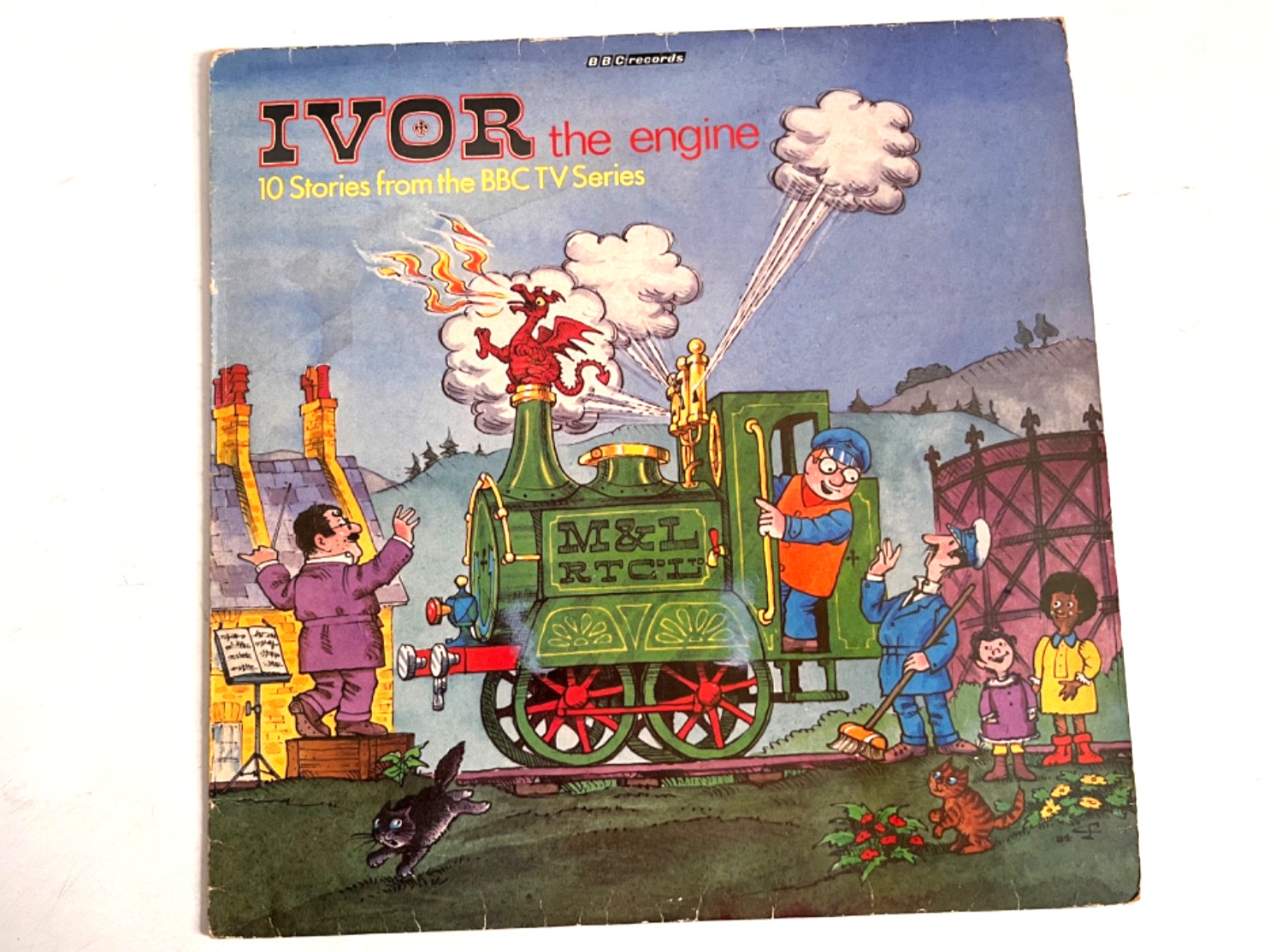 IVOR THE ENGINE 10 Stories BBC Wales TV Record '84 Original Vinyl LP REC517 Mono