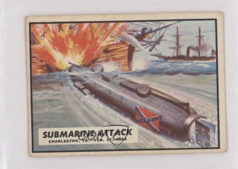 1962 A&BC Notizie Guerra Civile Attacco Sottomarino #59 7ut