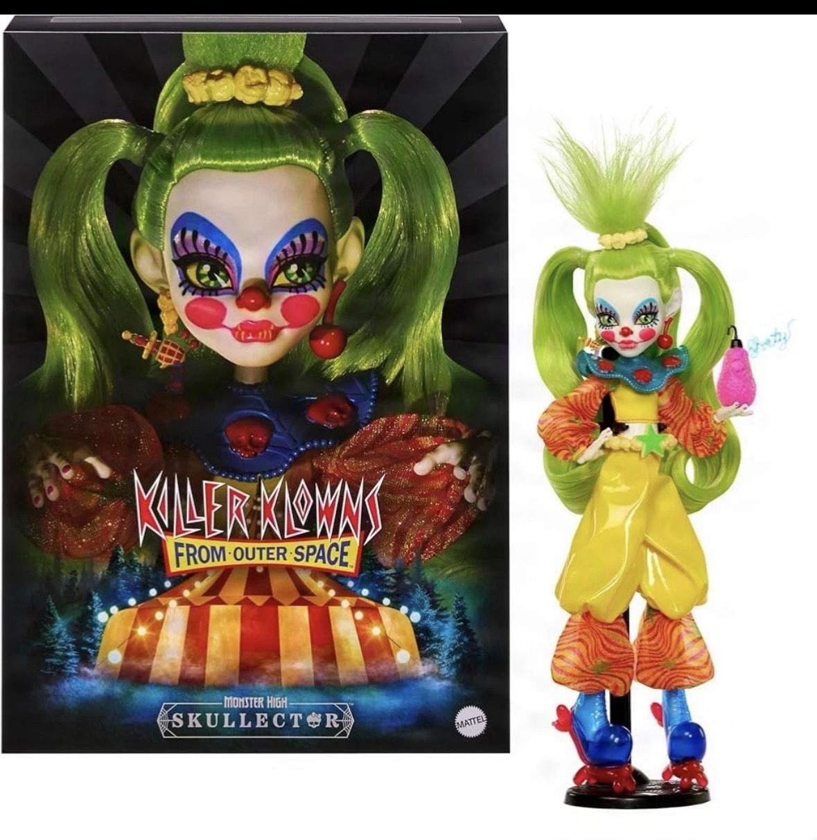 Monster High Skullector Killer Klowns Doll JMG88 - Edizione Limitata - Nuova