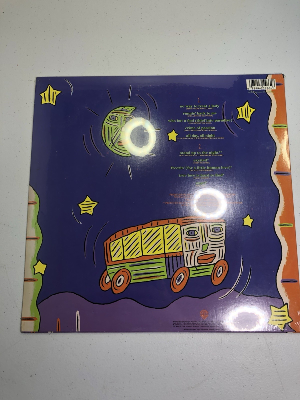 Bonnie Raitt Nine Lives LP 1986 Warner Bros Vintage Blues Rock Vinyl BRAND NEW