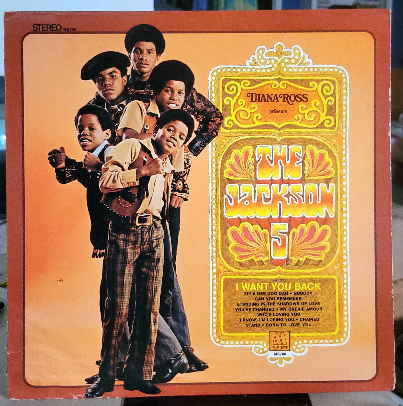 Diana Ross Presents THE JACKSON 5 Original 1969 Motown Release MS-700 VG