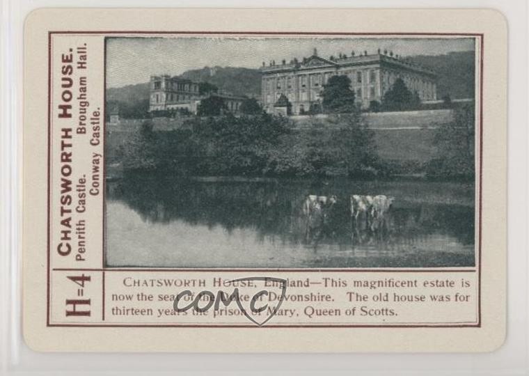1896 Cincinnati In Castle Land Chatsworth House #H=4 0w6