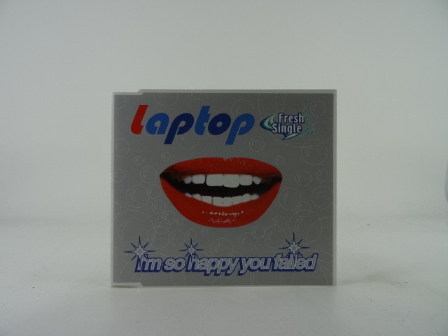 LAPTOP I'M SO HAPPY YOU FAILED (A79) 3 Track CD Single plus Picture Sleeve ISLAN
