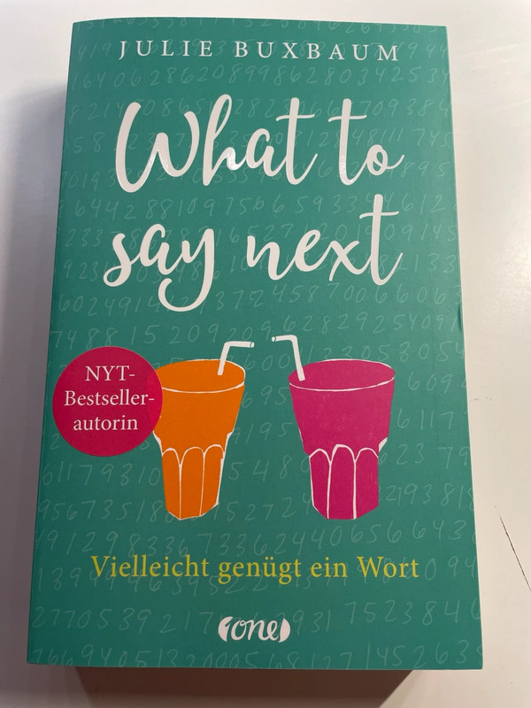 What to say next Julie Buxbaum