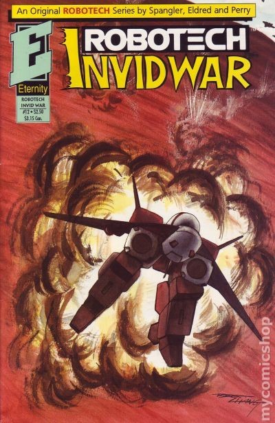 Robotech Invid War #12 VF 1993 Immagine Stock