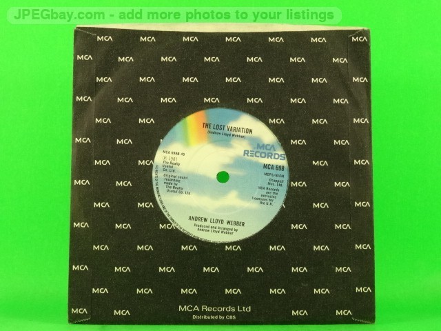 LLOYD WEBBER,ANDREW LOST VARIATION (2) (137) 7" MCA