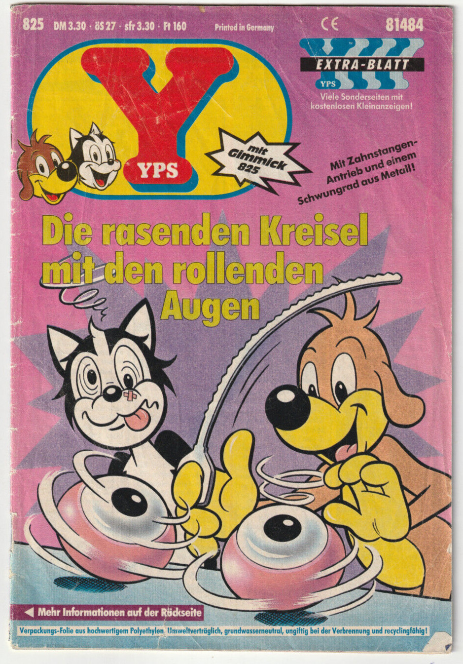 ✪ Yps #825 Le trottole frenetiche con gli occhi che rotolano senza espedienti | FUMETTO