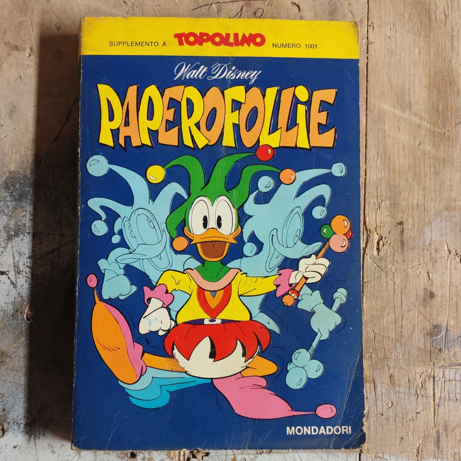 Walt Disney Topolino Suppl. n. 1001 Paperofollie Mondadori 1975 1ª ed.