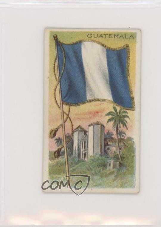 1910-11 ATC Bandiere di tutte le Nazioni Tabacco T59 Guatemala z6d