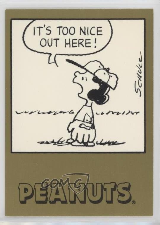 ProSports Peanuts Classics 1992 è troppo bello qui fuori! #344 3c7