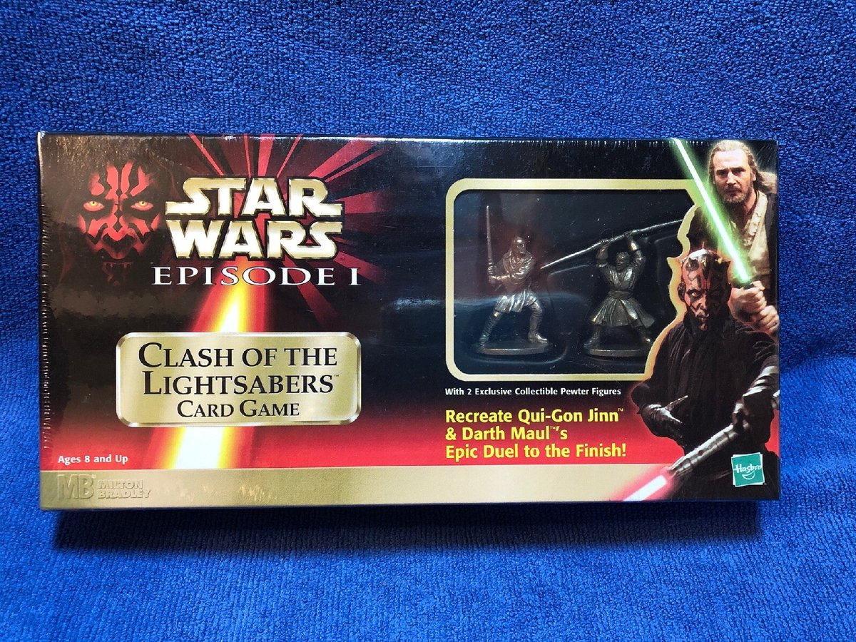 Hasbro Star Wars Episodio I Scontro delle Spade Laser Gioco di Carte Modellino