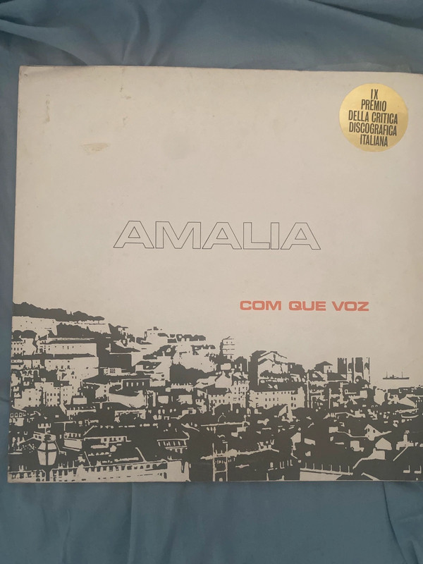Vinil Amália Rodrigues – Com Que Voz