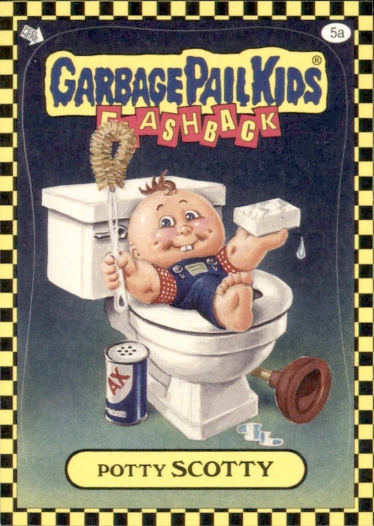 2010 Topps Garbage Pail Kids Flashback Serie 1 - Carta Vasino SCOTTY #5a