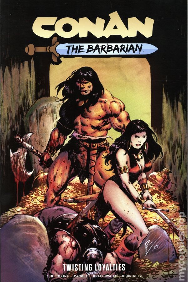 Conan il Barbaro TPB di Jim Zub #5A-1ST NM 2025 Immagine Stock