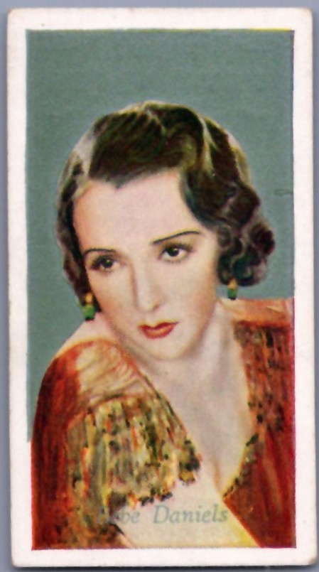 1934 Godfrey Phillips Film Favourites - Bebe Daniels #34
