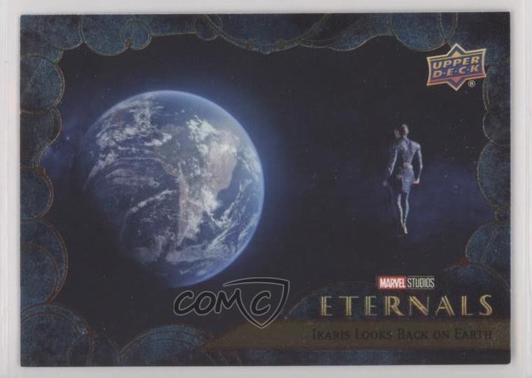Upper Deck 2023 Marvel Eternals Blu 263/299 Ikaris guarda indietro sulla Terra #66 p9m