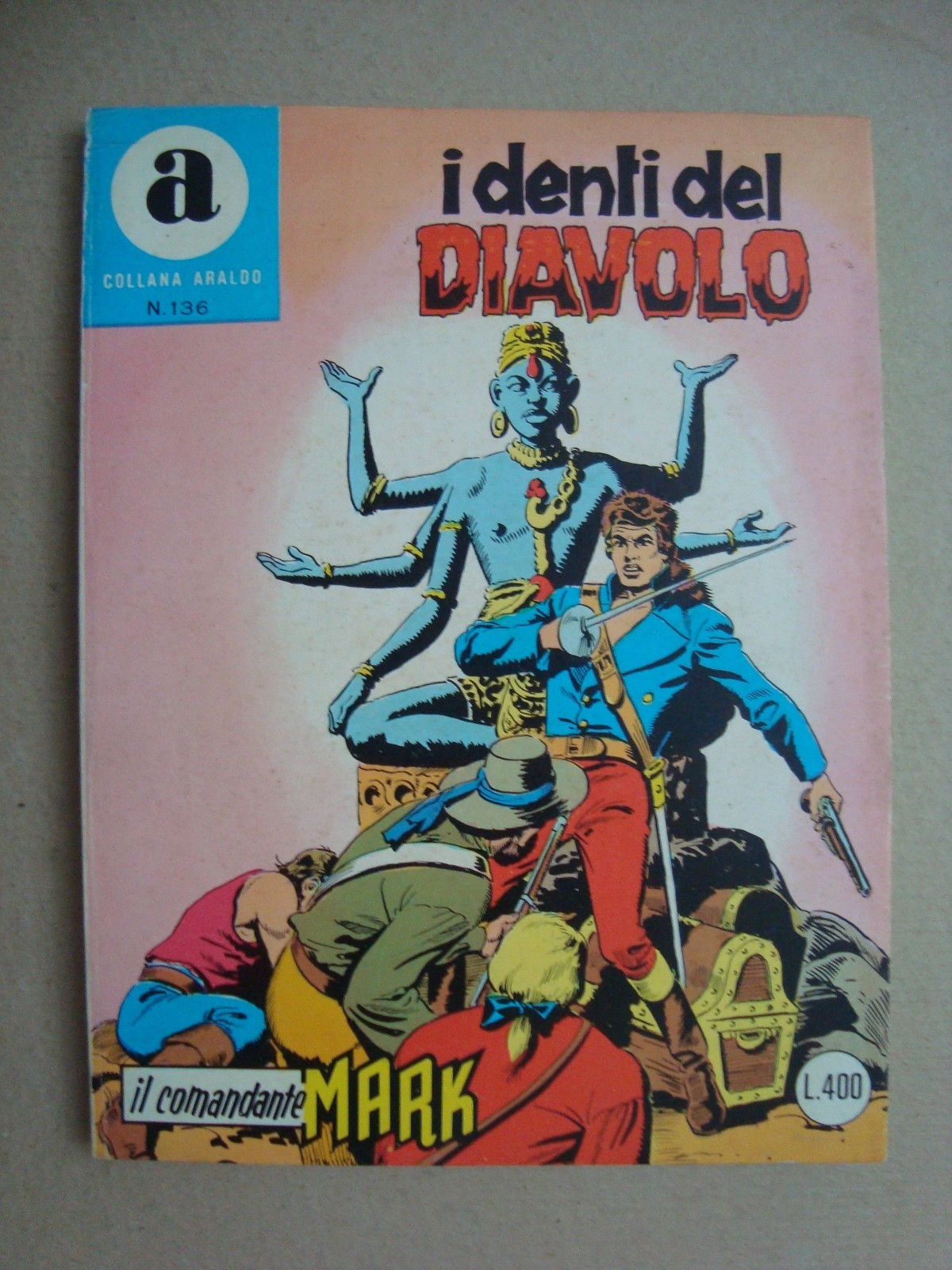 collana araldo comandante mark n° 136 ed.araldo 1977