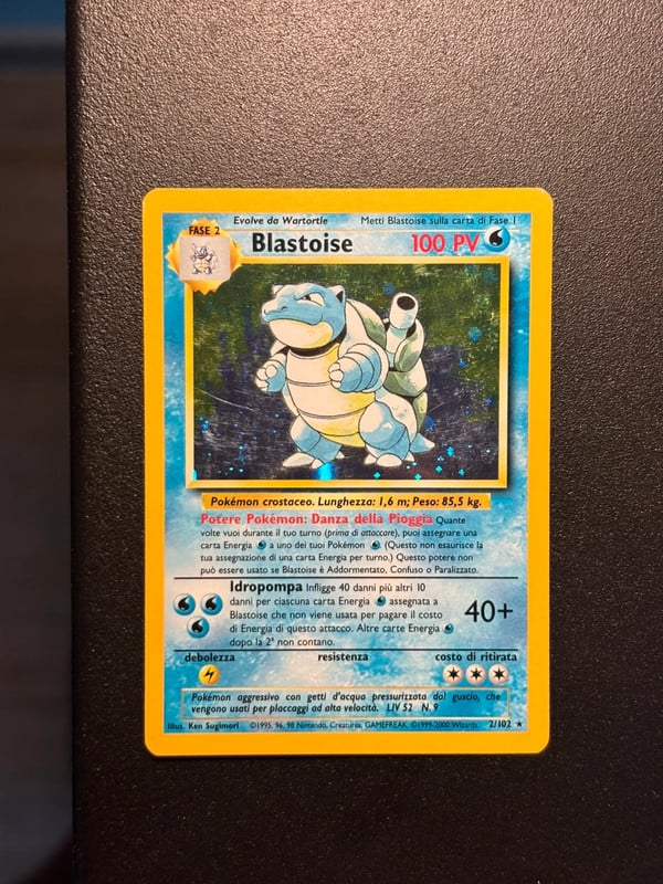 Blastoise Set Base Holo