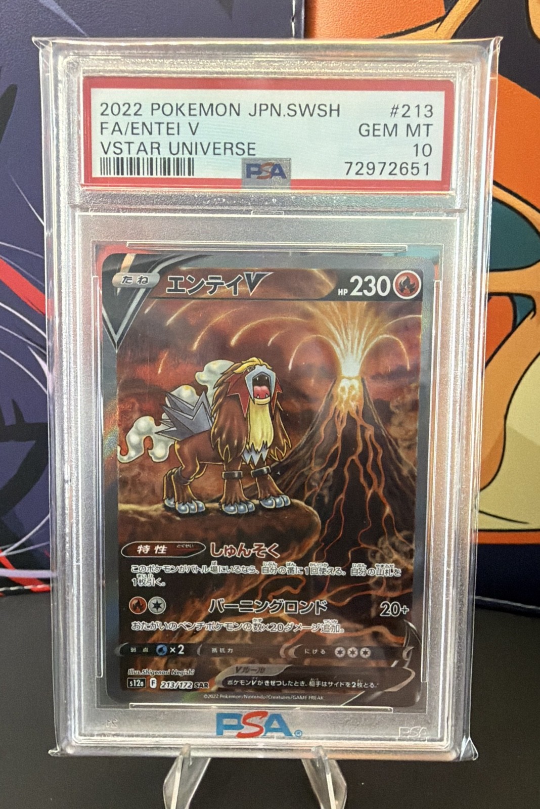 Entei V 213/172 S12a: Vstar Universe Holo (giapponese)