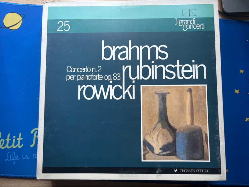 Vinile Brahms Concerto n. 2 Rubinstein