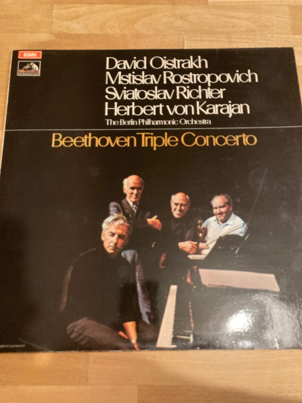 Beethoven triple concerto Oistrakh Richter Karajan Rostropovich