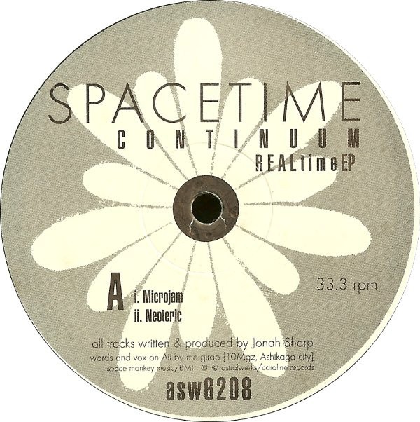 Spacetime Continuum, REALtime EP, (12", EP), VG+, 4352683155