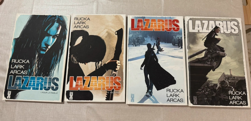 Lot Comics / BD Lazarus (Tomes 1 à 4)
