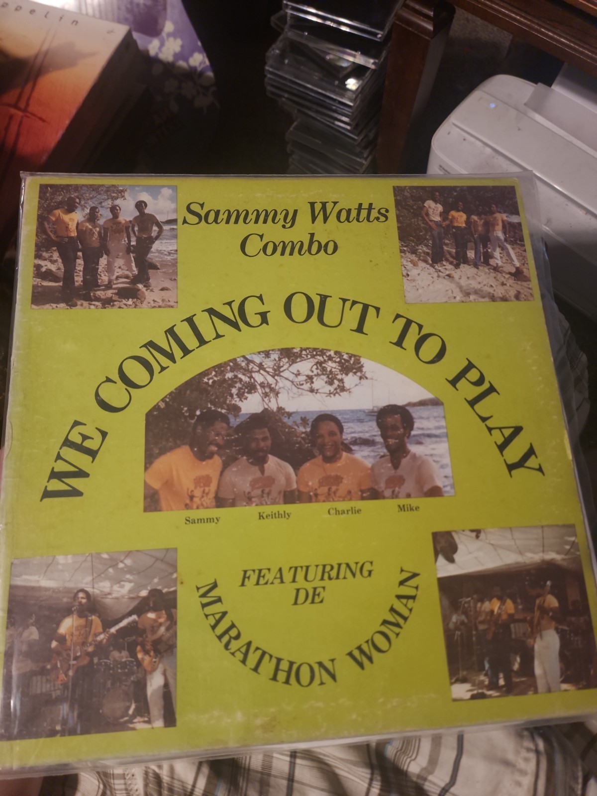 Sammy Watts Combo – We Coming Out To Play LP 1982 Sunrise