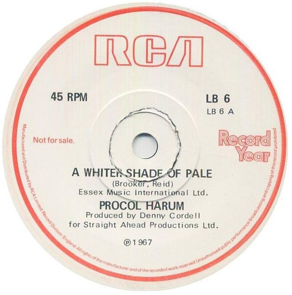 Procol Harum / Noel Edmonds - A Whiter Shade Of Pale / Noel Edmonds Introduces R