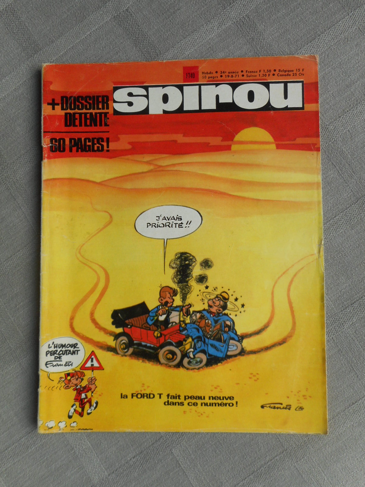 Hebdo Spirou N°1740 Stato Corretto / Buon Stato Con Il Supplemento
