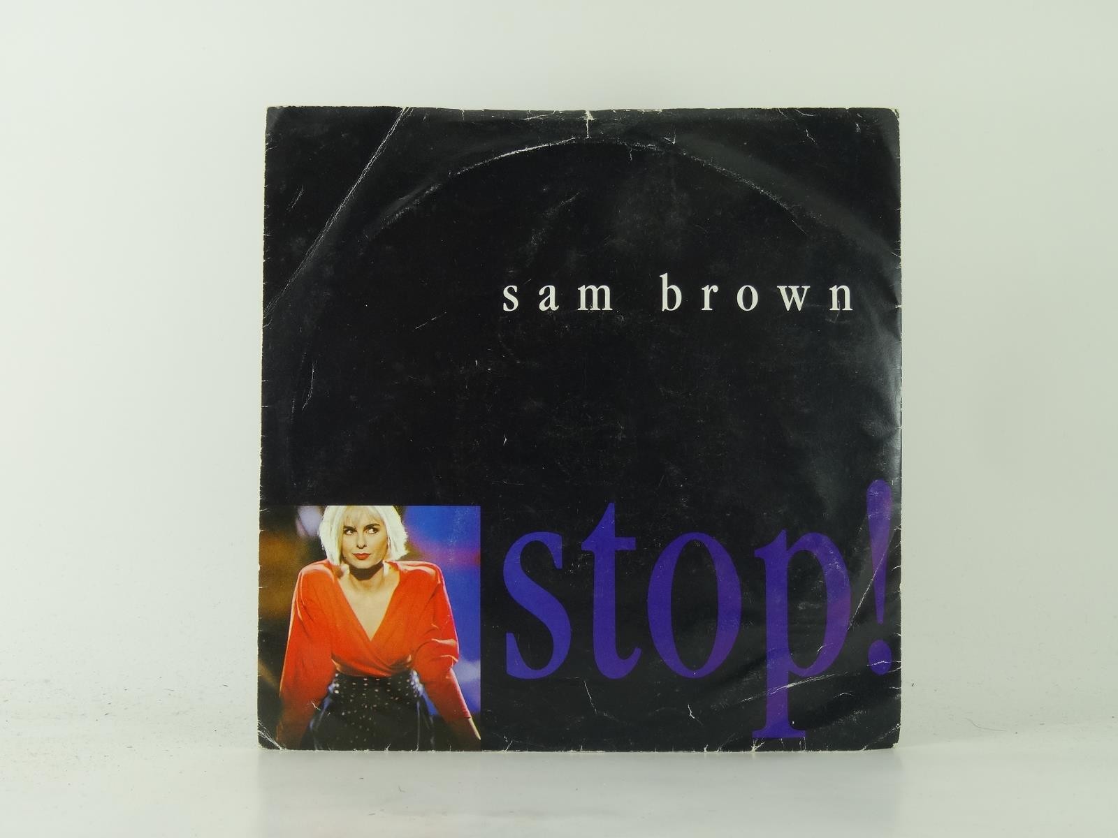 SAM BROWN STOP! (2) 2 Track 7" Single including Picture Sleeve A&M RECORDS