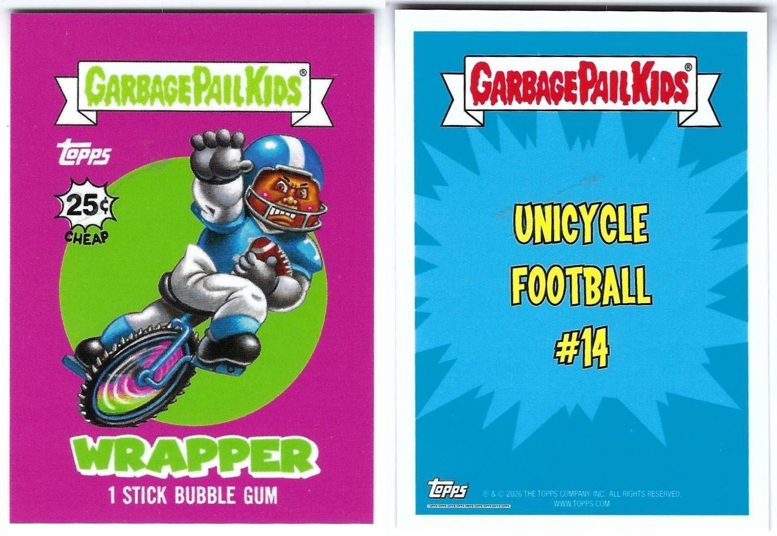 2026 PATTUMIERA BAMBINI BIZZARRE COMPETIZIONI MONOCICLO CALCIO WRAPPER 14