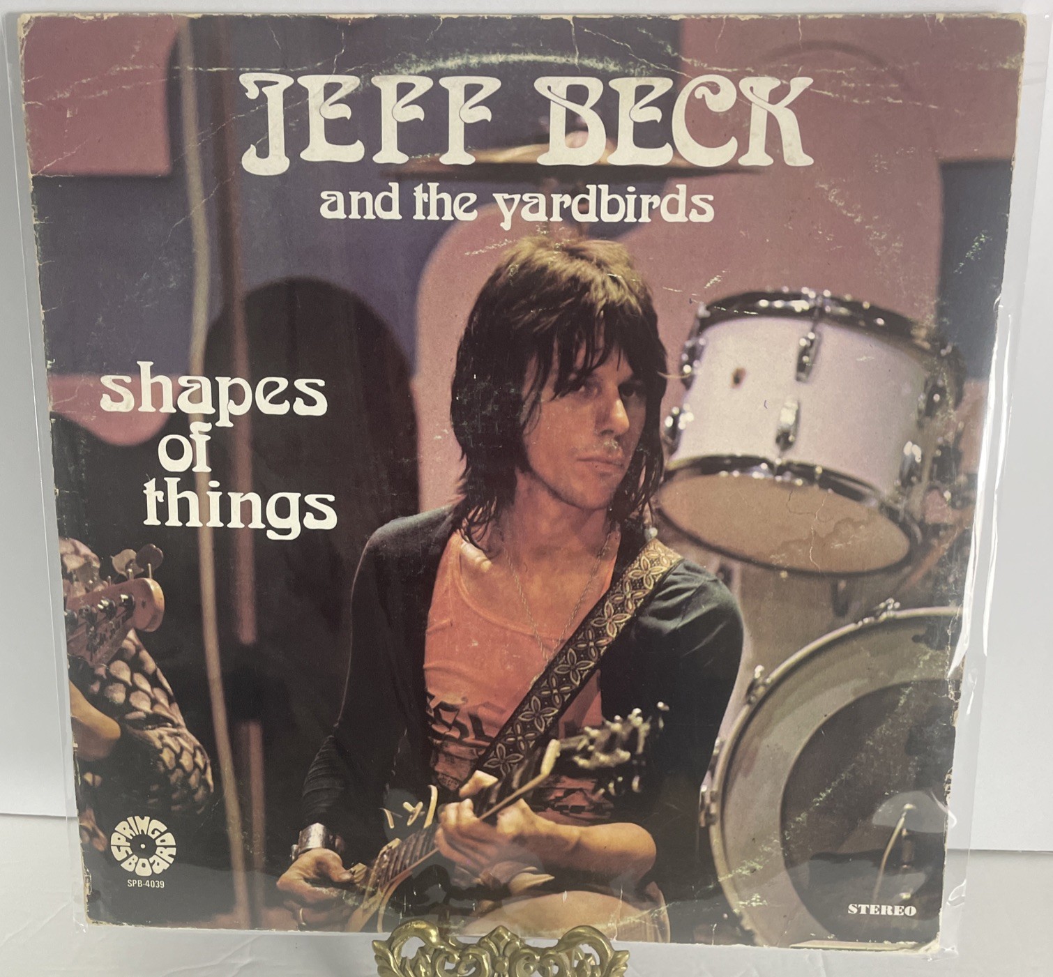 JEFF BECK AND THE YARDBIRDS Shapes Of Things Springboard SPB-4039 VG+ Ultrasonic